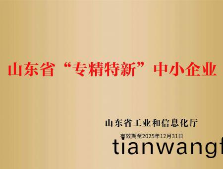點(diǎn)擊(ji)査(zha)看詳(xiang)細(xì)(xi)信(xin)息<br>標(biāo)(biao)題：山(shan)東(dong)省“專(zhuān)精特新(xin)”中(zhong)小企(qi)業(yè)(ye) 閲讀(du)次(ci)數(shù)：3054